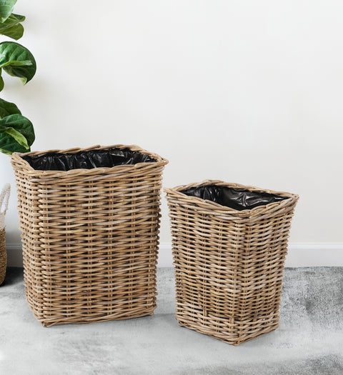 Basket Rattan Grey 03