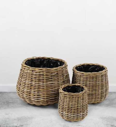 Basket Rattan Grey 02