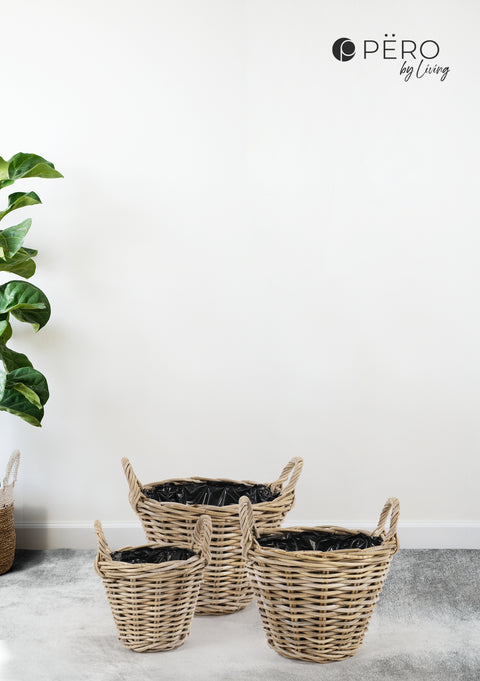 Basket Rattan Grey 01